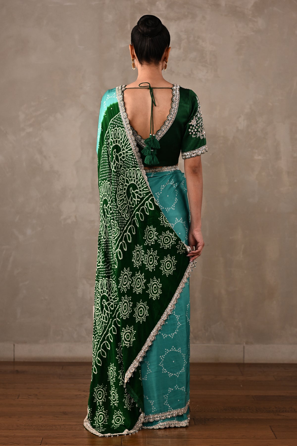 Bandhani Saree Set