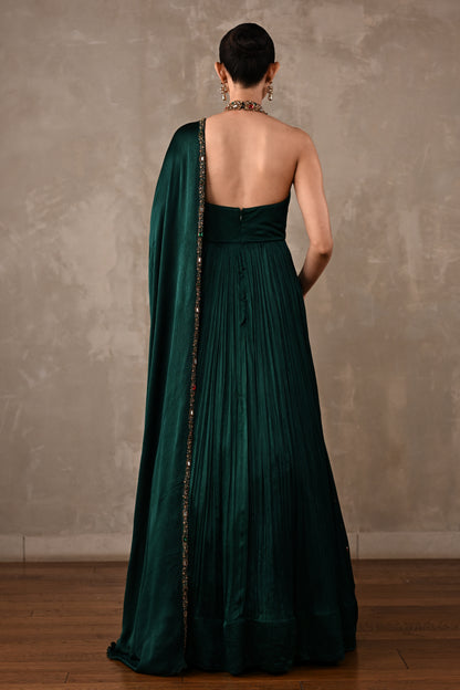 Bejewelled Gown Set