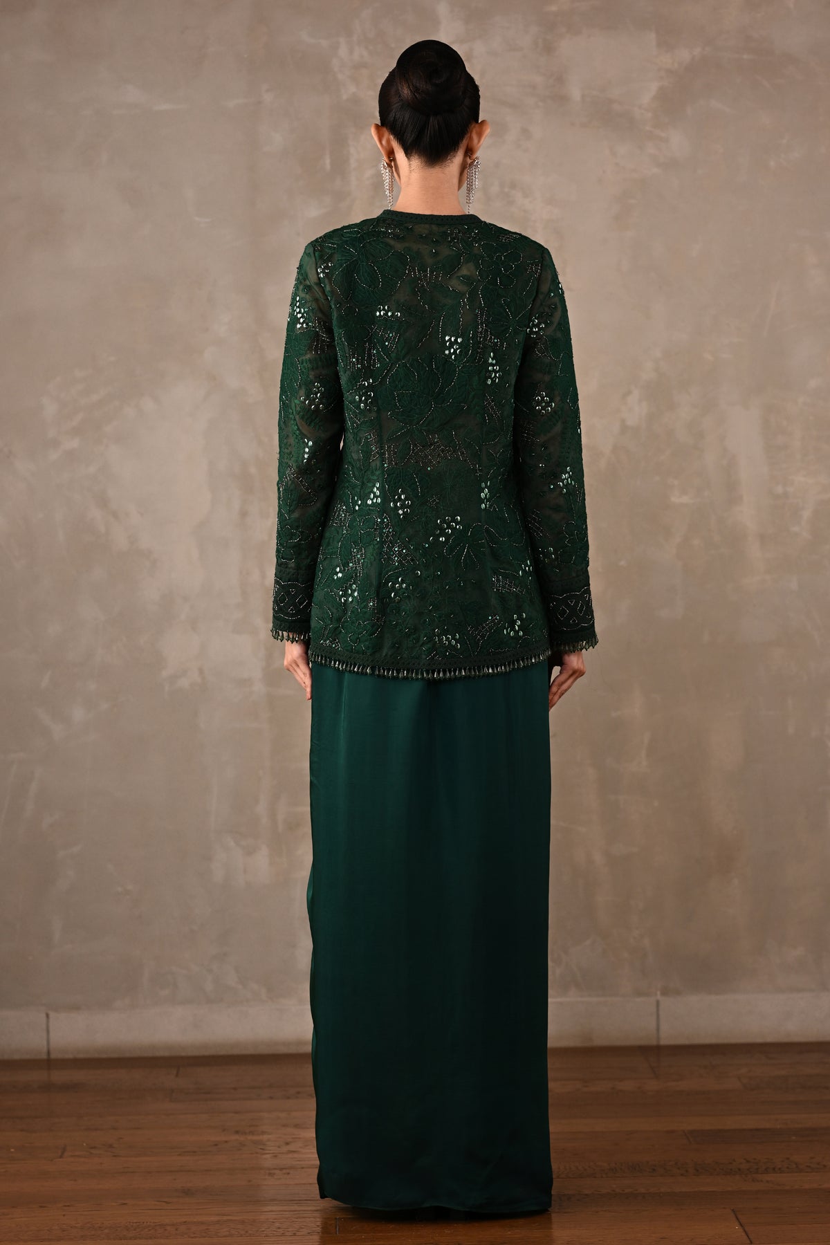 Embroidered Jacket Co-ord Set