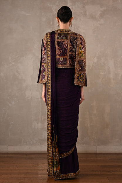 Maharani Heritage Drape Saree Set