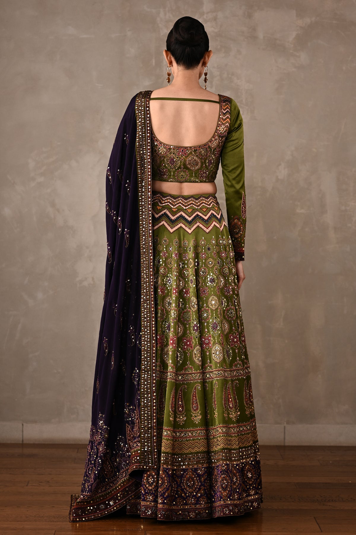Royal Ajrakh Lehenga Set