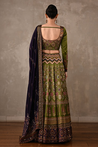 Royal Ajrakh Lehenga Set