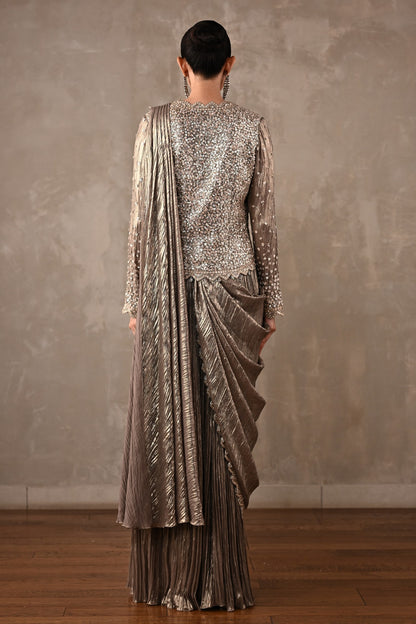 Starlight Drape Saree Set