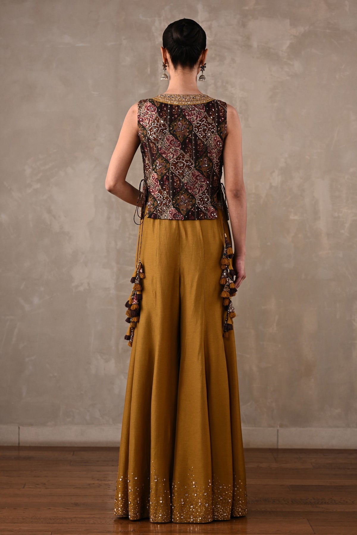 Embellished Silk Co-Ord Set