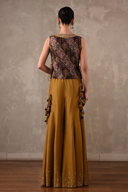 Embellished Silk Co-Ord Set