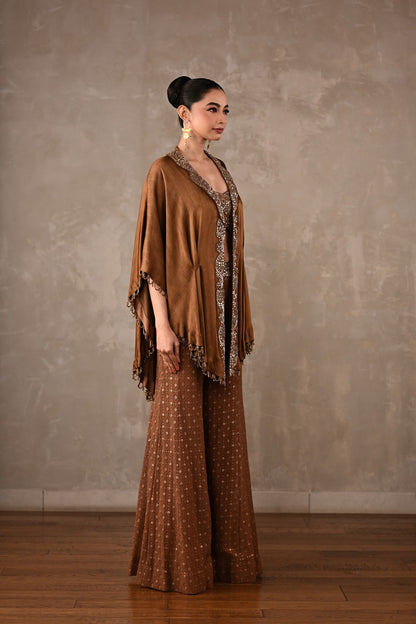 Scalloped Cape Co-ord Set