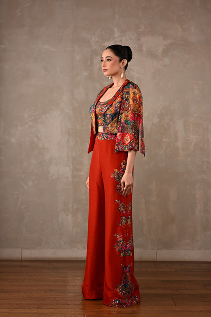 Carnival Cropped Jacket Co-ord Set