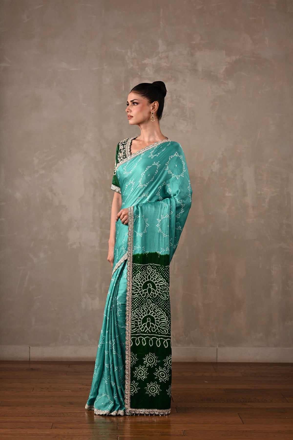 Bandhani Saree Set