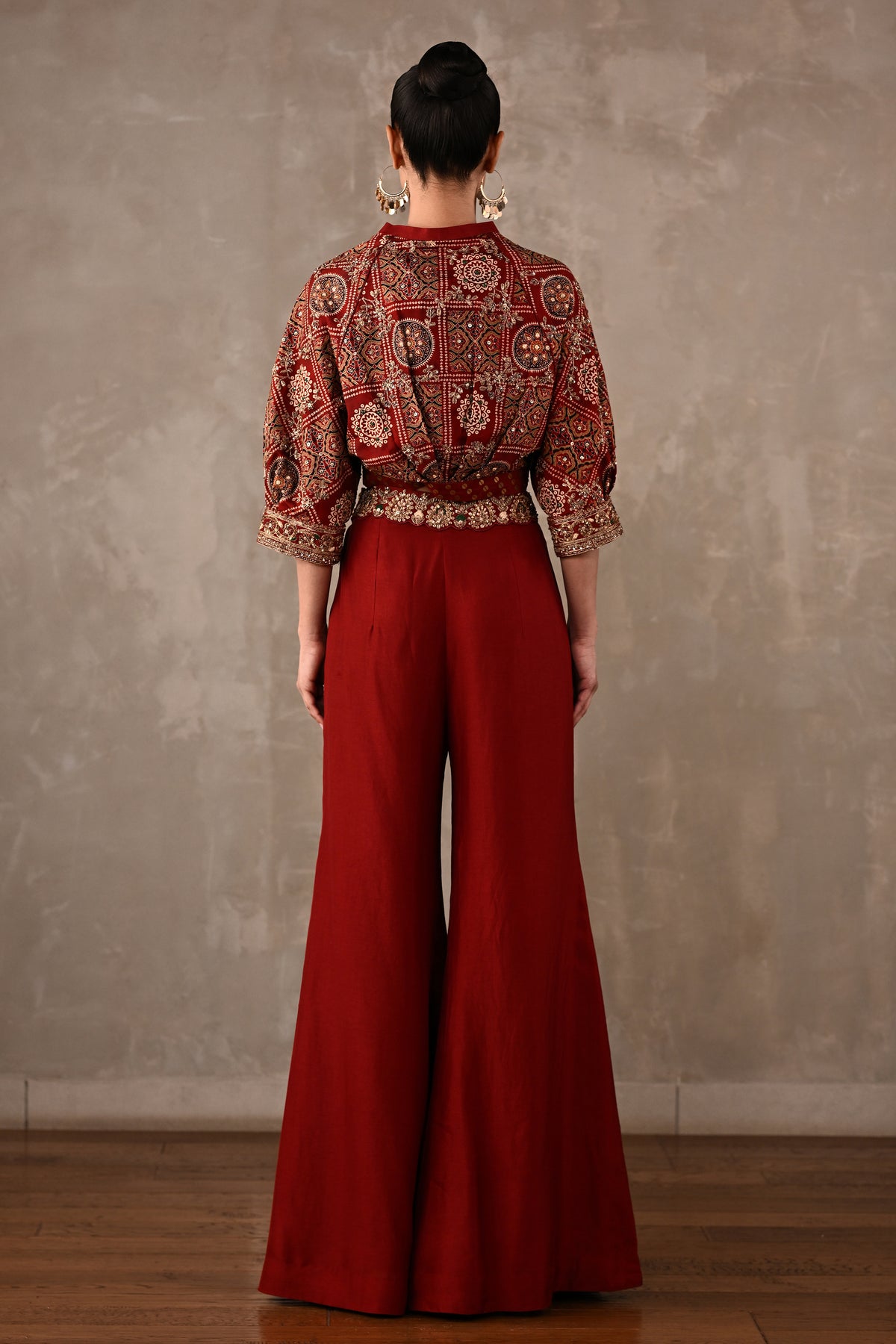 Embellished Printed Bomber Co-ord Set