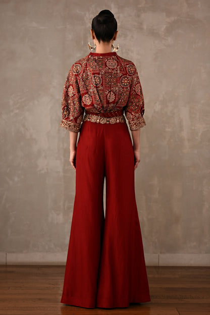 Embellished Printed Bomber Co-ord Set