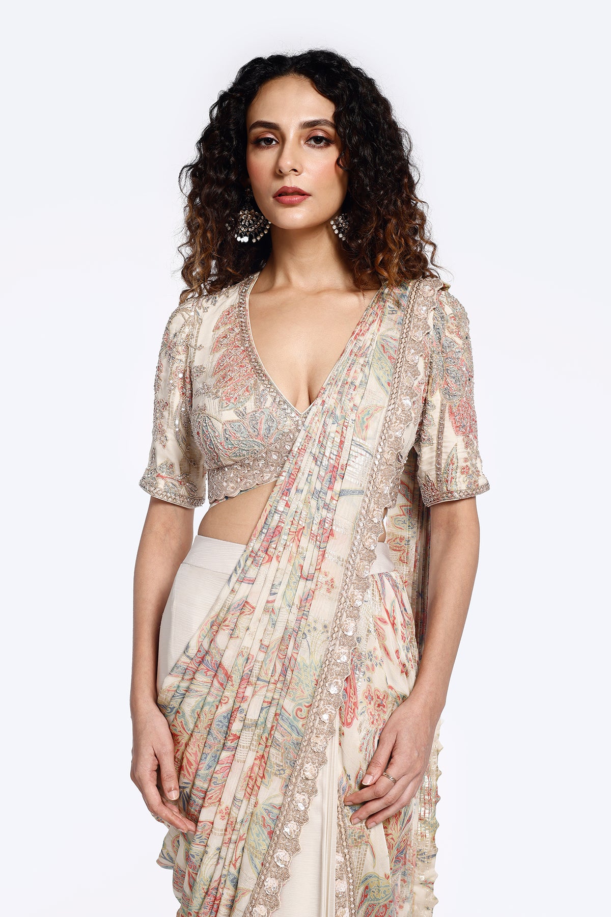 Aphrodite Organza Drape Saree