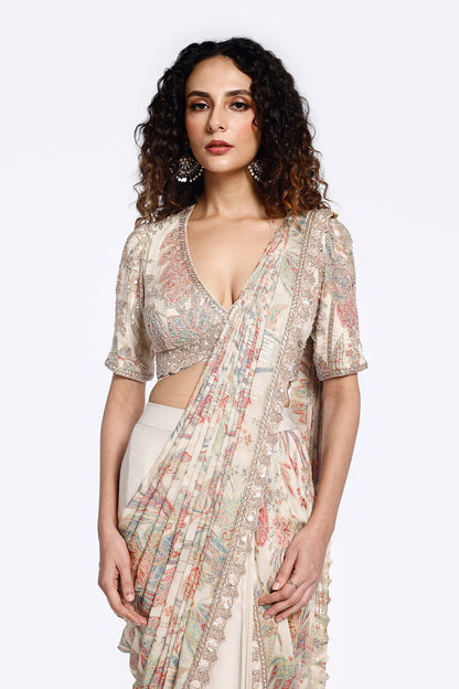 Aphrodite Organza Drape Saree