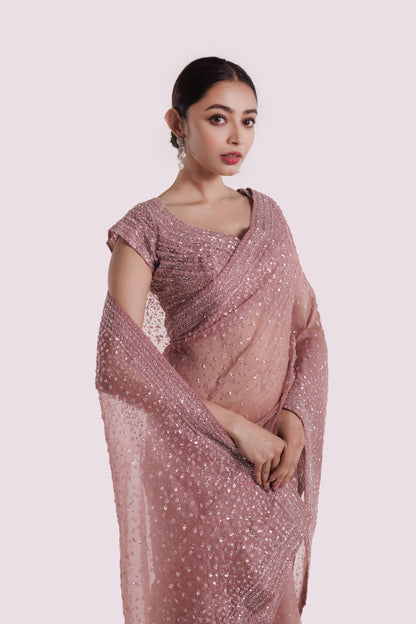 Gaudy Organza Saree