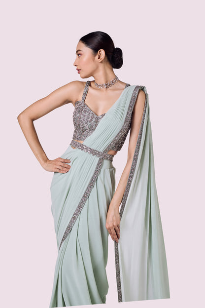 Bustier Drape Saree