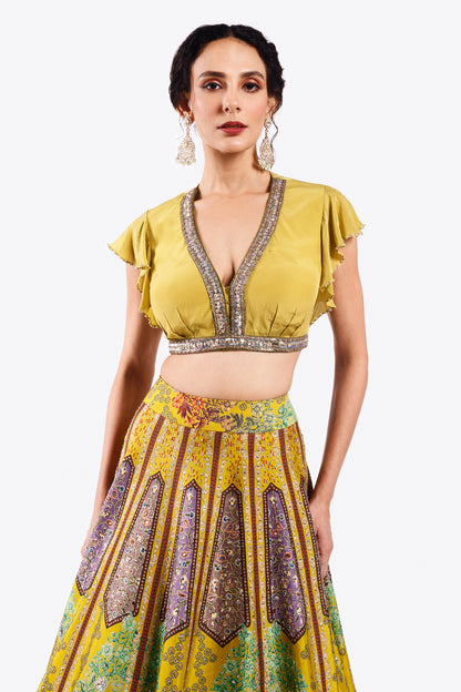 Mughal Floral Lehenga