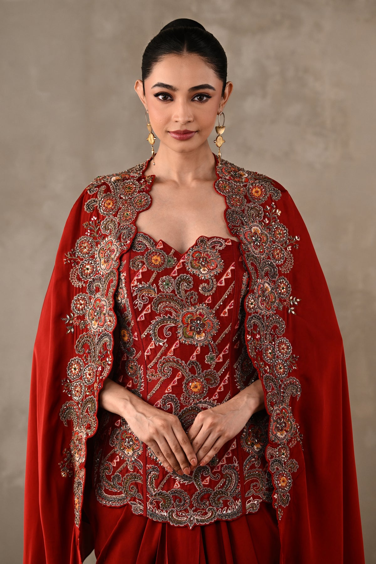 Zardosi Corset Skirt Ensemble