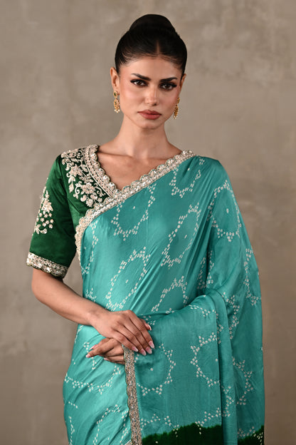 Bandhani Saree Set