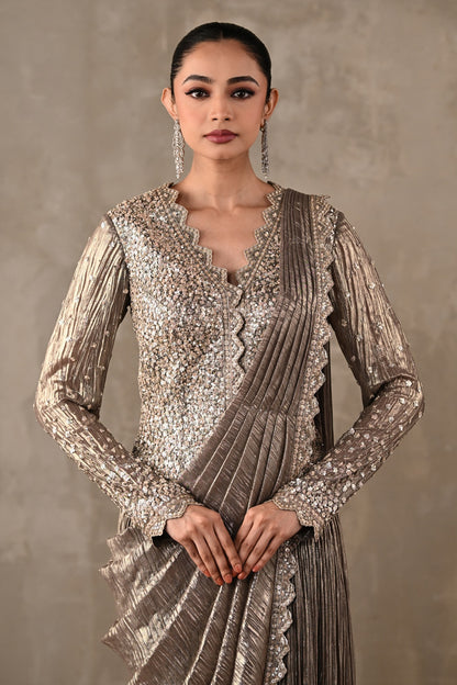 Starlight Drape Saree Set
