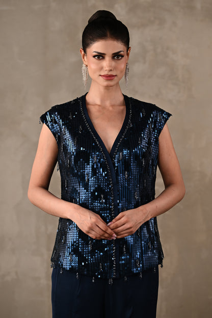 Embellished Georgette Co-ord Set
