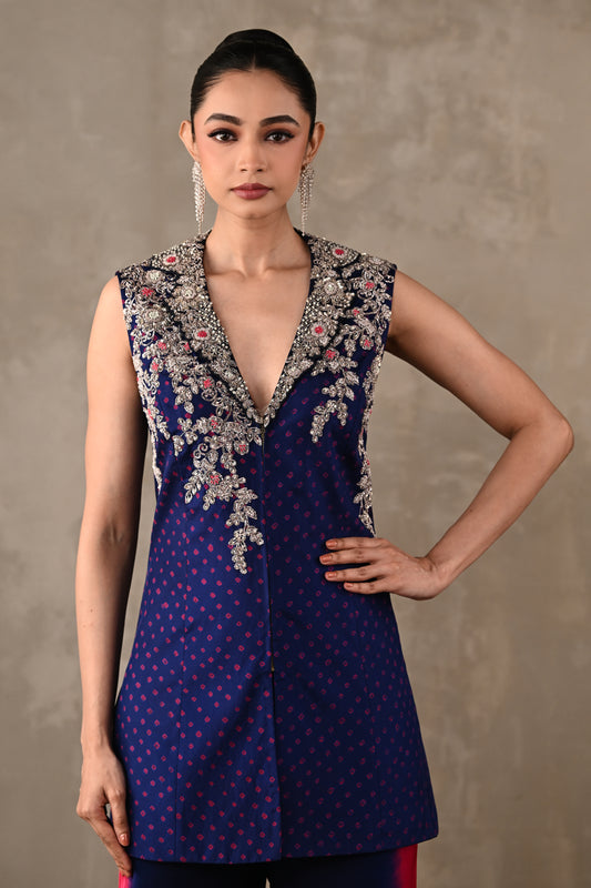 Bandhani Embroidered Co-ord Set