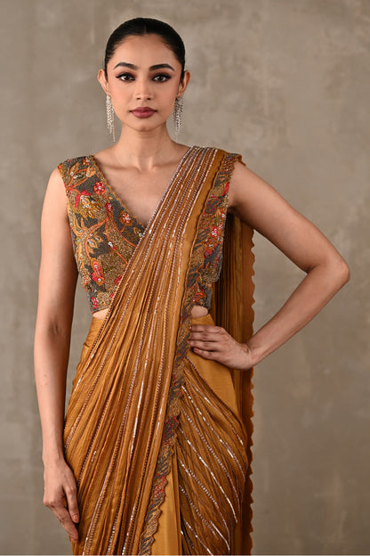 Aurora Drape Saree Set