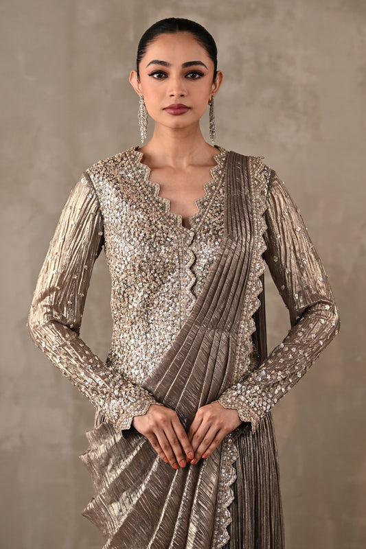 Starlight Drape Saree Set