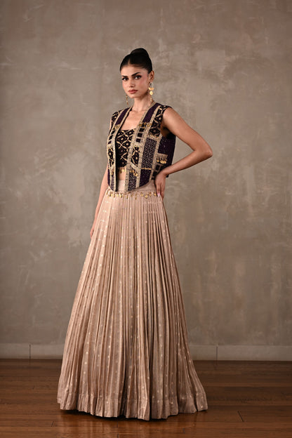Banarasi Patchwork Lehenga Set