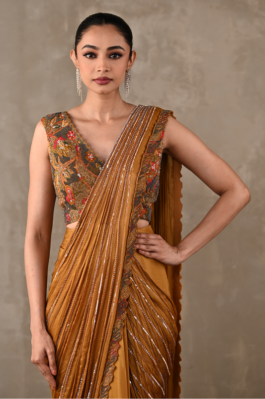 Aurora Drape Saree Set