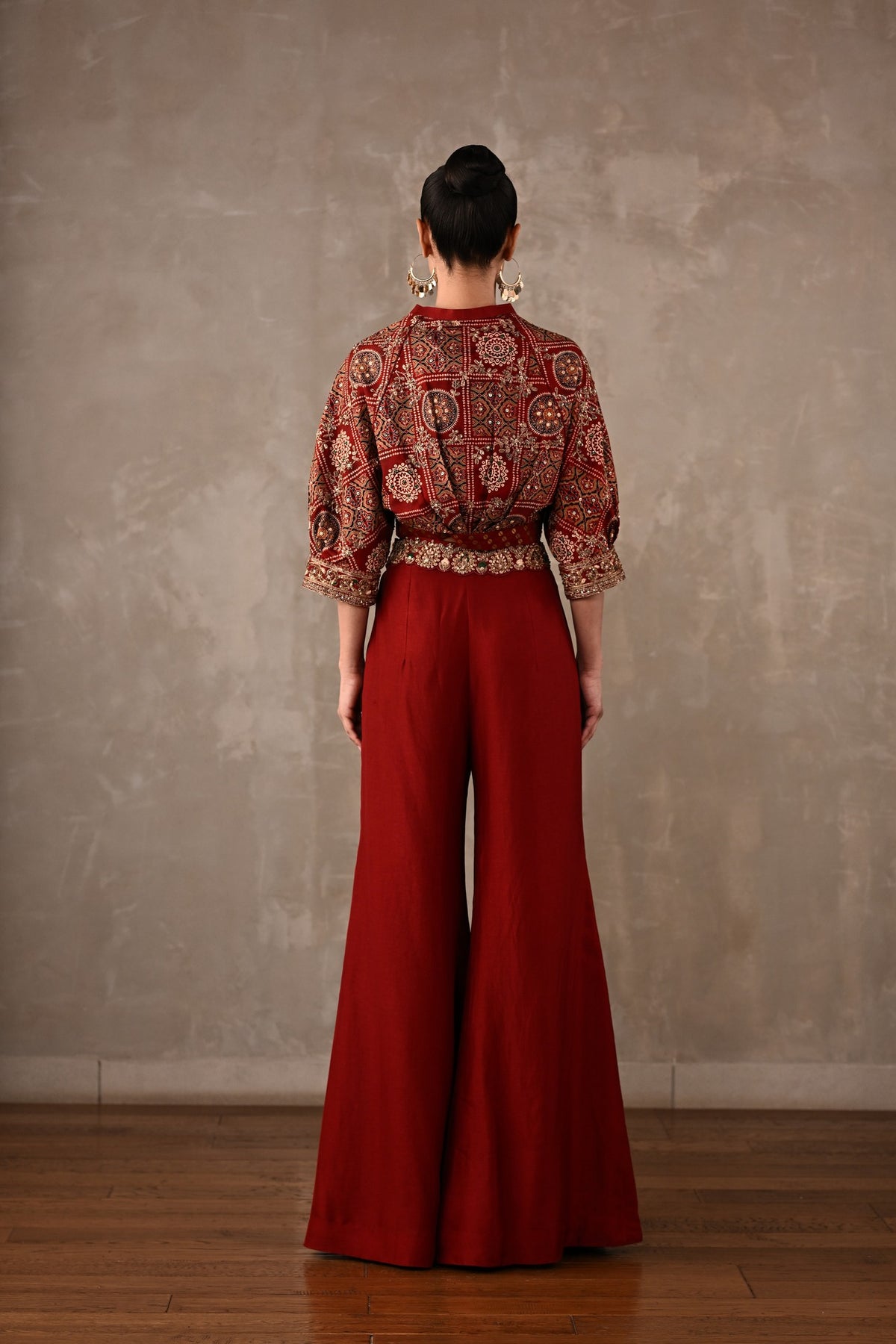 Embellished Printed Bomber Co-ord Set