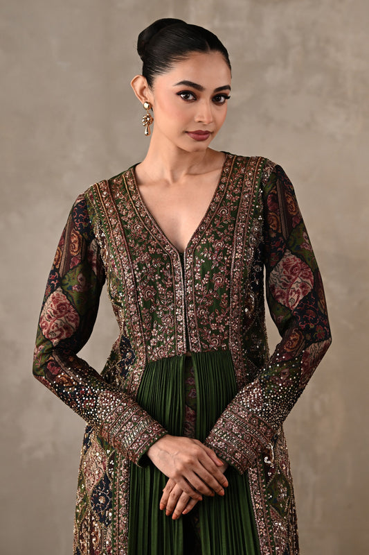 Patchwork-Inspired Embroidered Co-ord Set