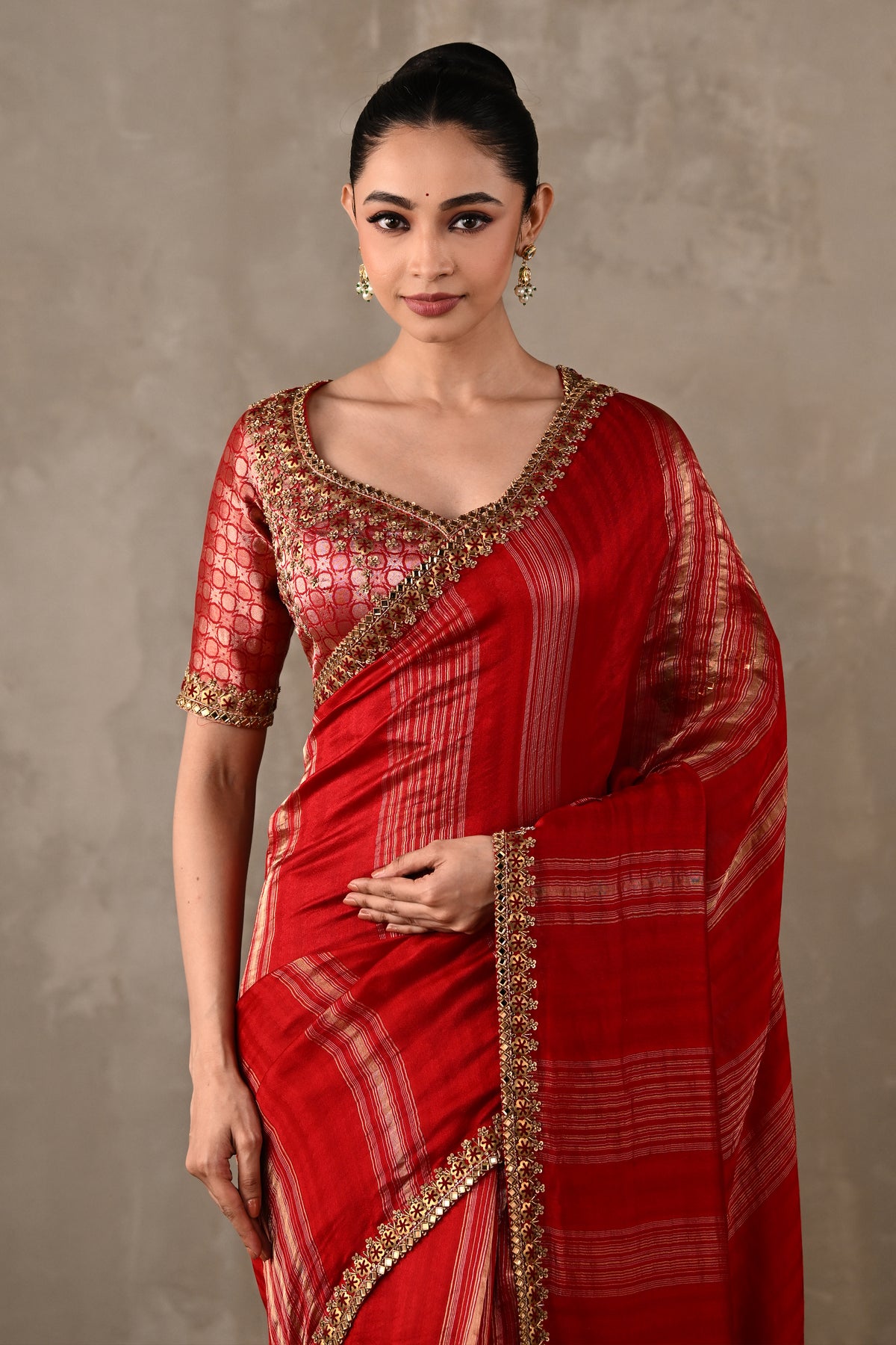Banarasi Silk Saree Set