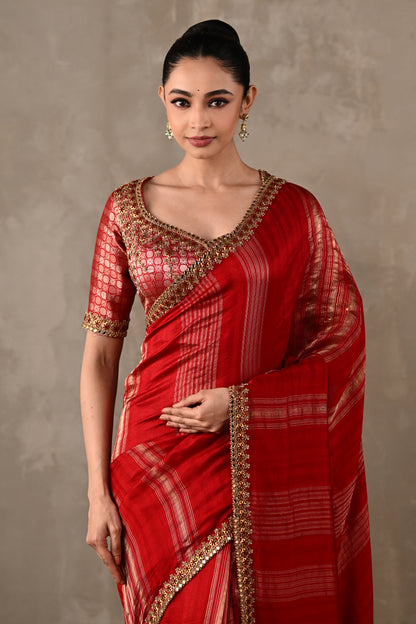 Banarasi Silk Saree Set