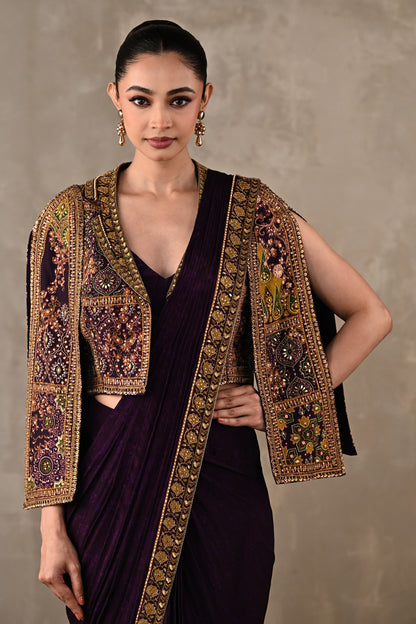 Maharani Heritage Drape Saree Set