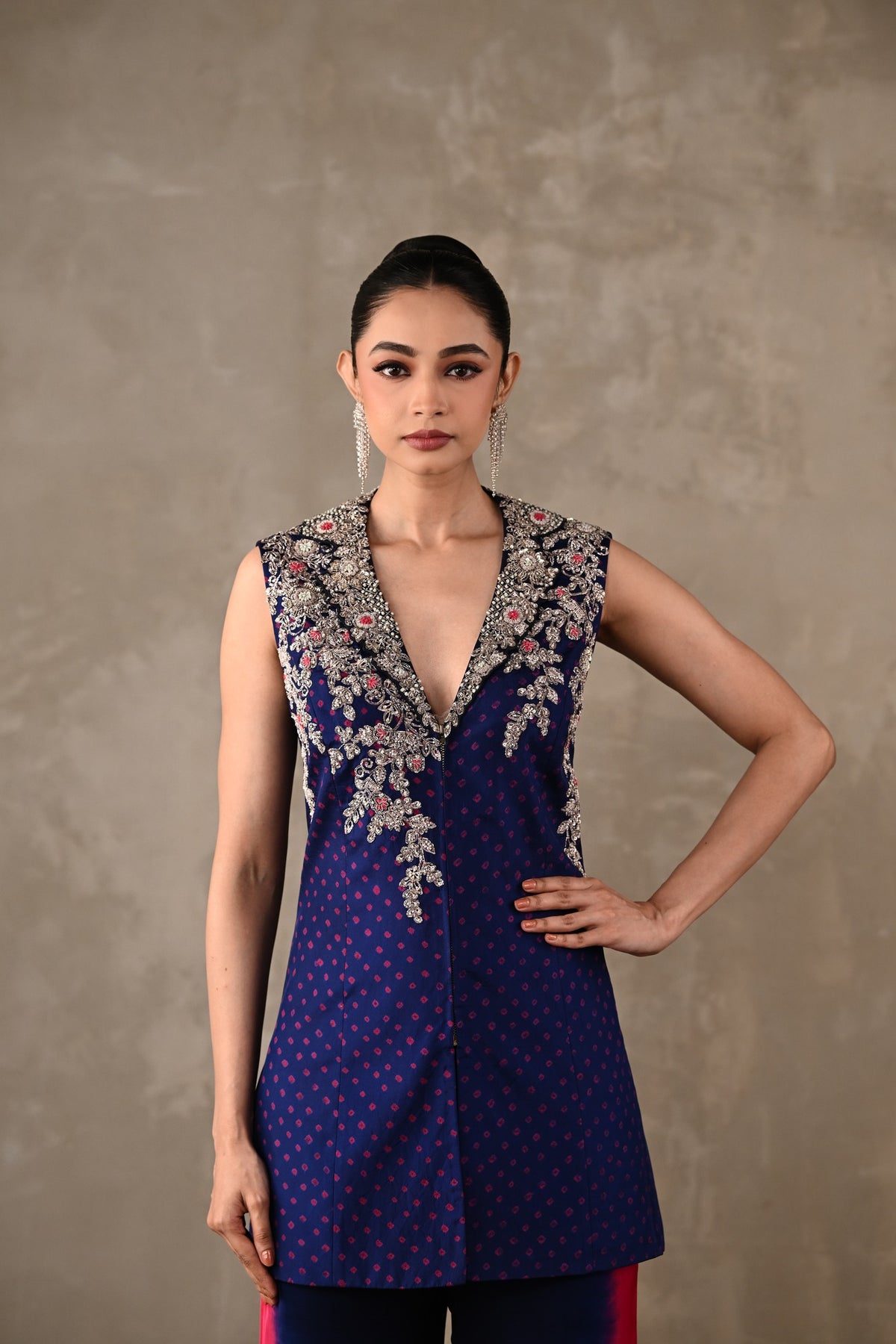 Bandhani Embroidered Co-ord Set