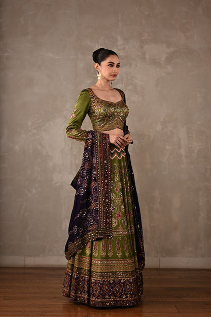 Royal Ajrakh Lehenga Set