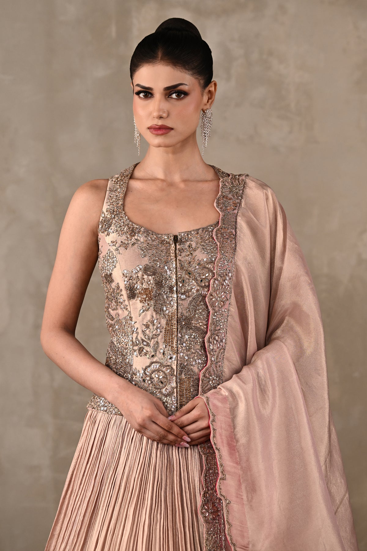 Elysian Tissue Lehenga Set