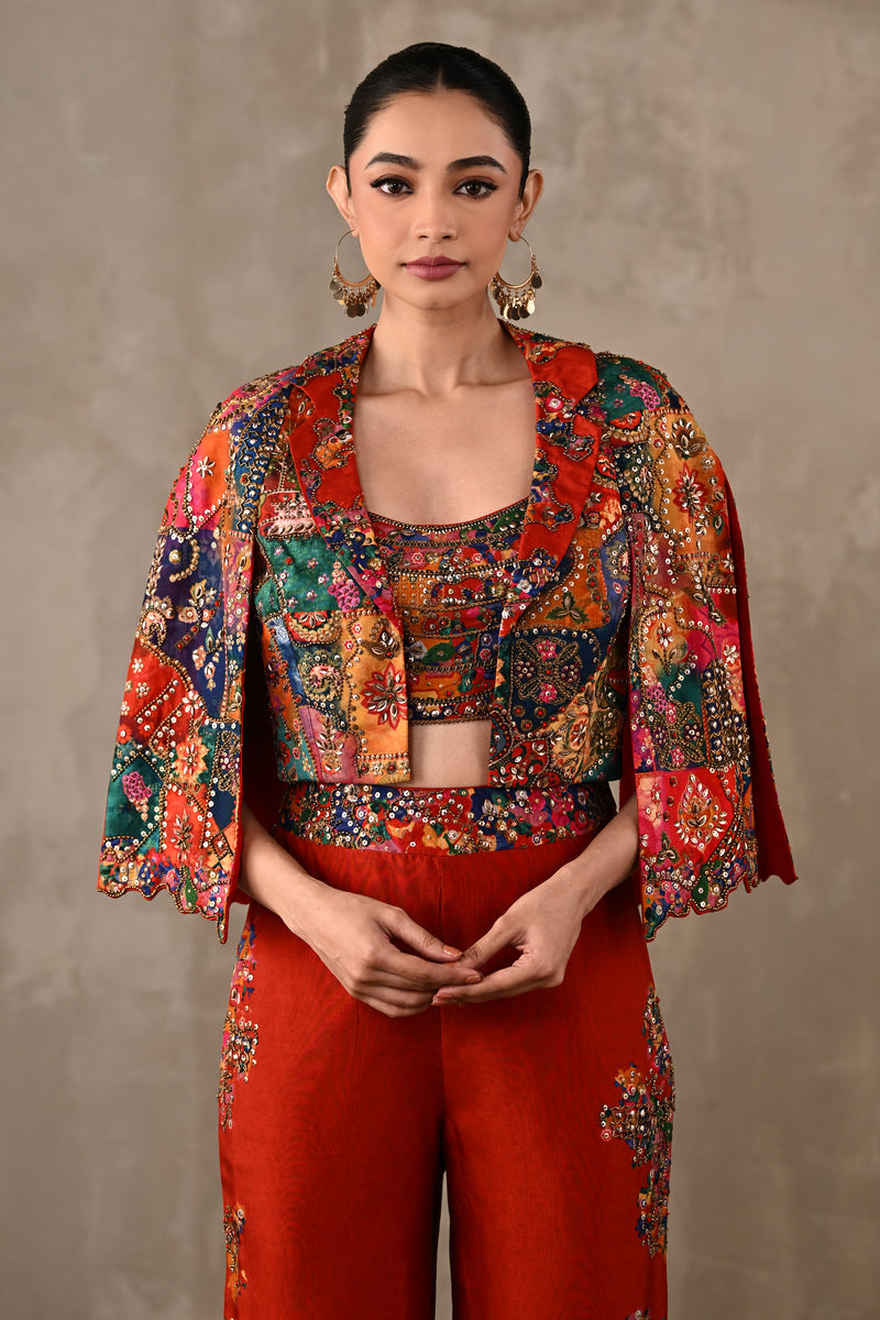 Carnival Cropped Jacket Co-ord Set