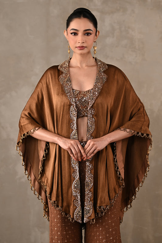 Scalloped Cape Co-ord Set
