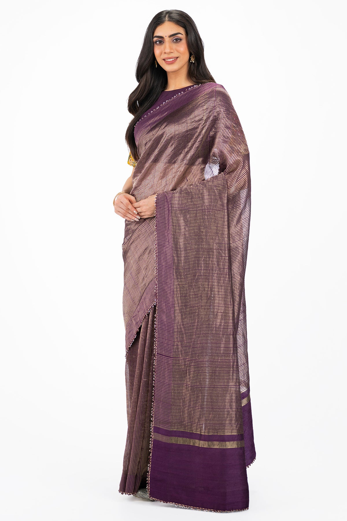Zardosi Banarasi saree
