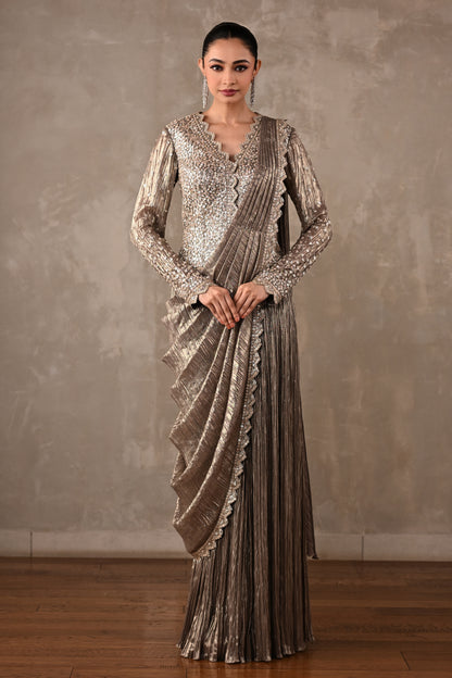 Starlight Drape Saree Set