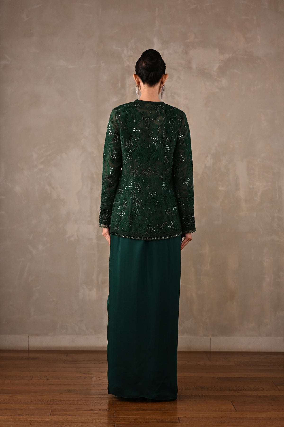 Embroidered Jacket Co-ord Set