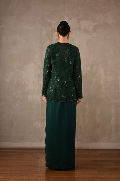 Embroidered Jacket Co-ord Set