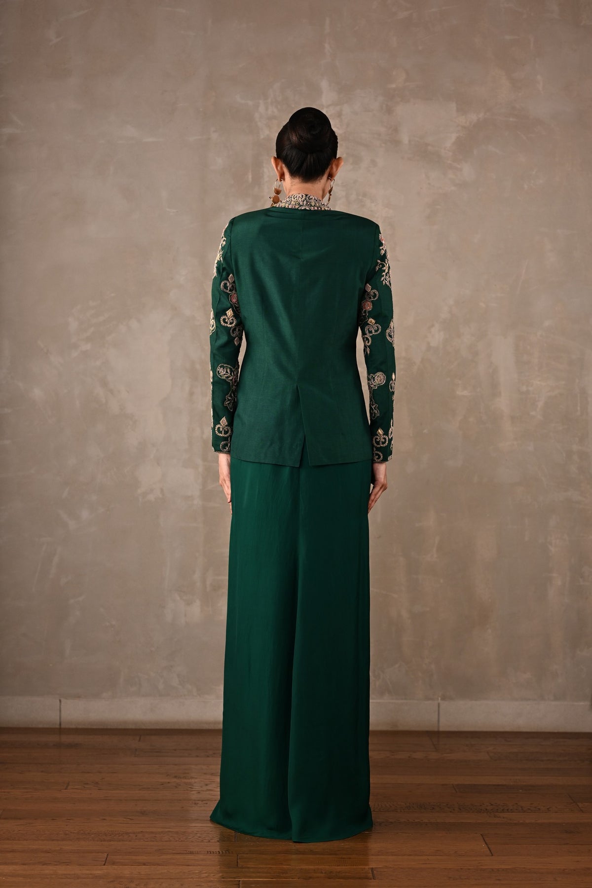 Zardosi Embroidered Jacket Set