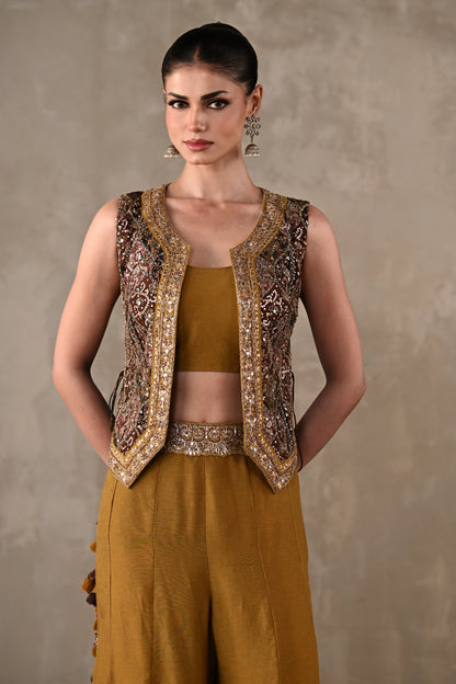 Embellished Silk Co-Ord Set