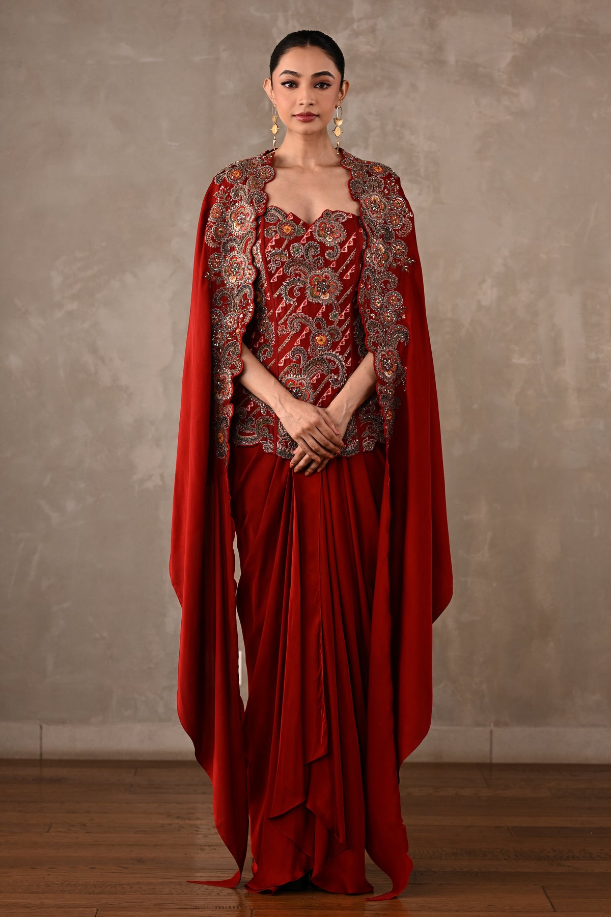 Zardosi Corset Skirt Ensemble