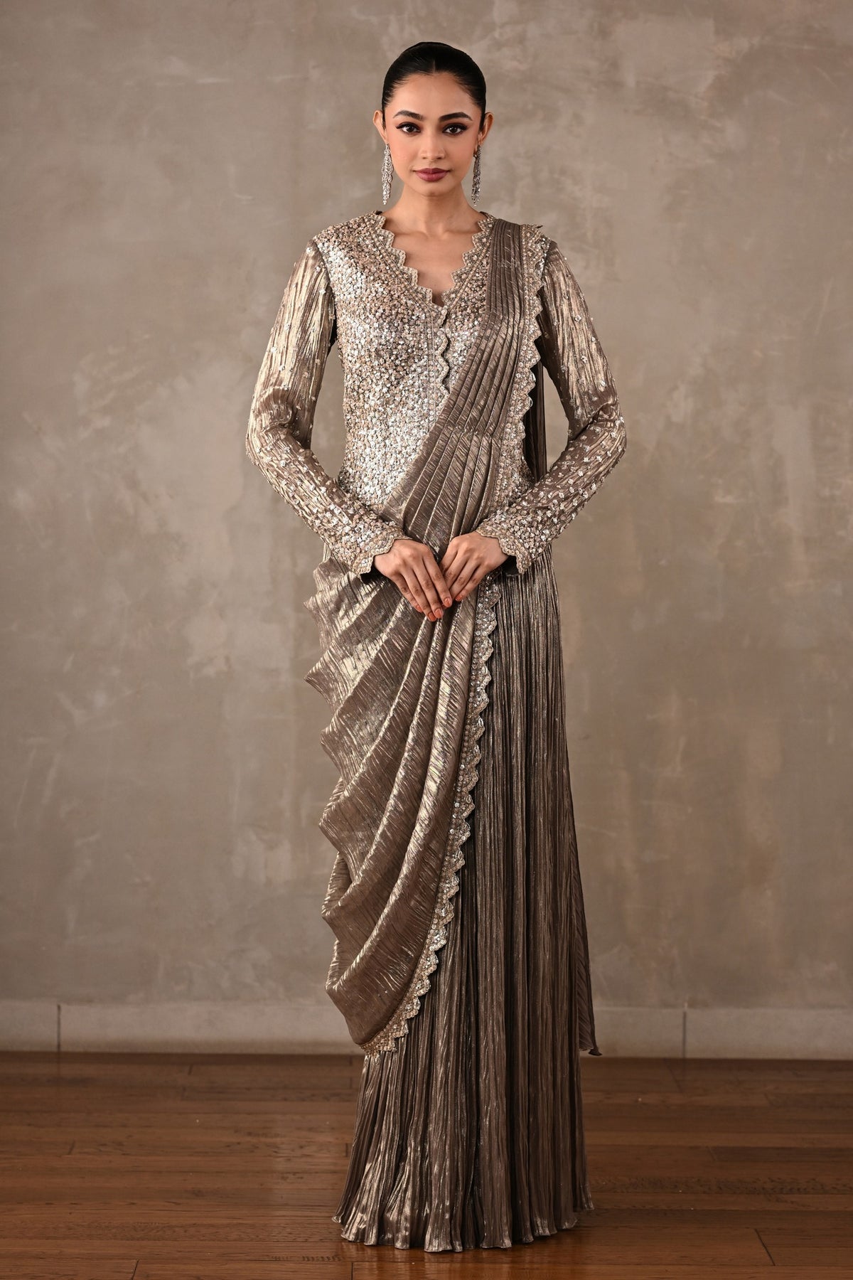 Starlight Drape Saree Set
