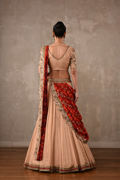 Heritage Silk Lehenga Set