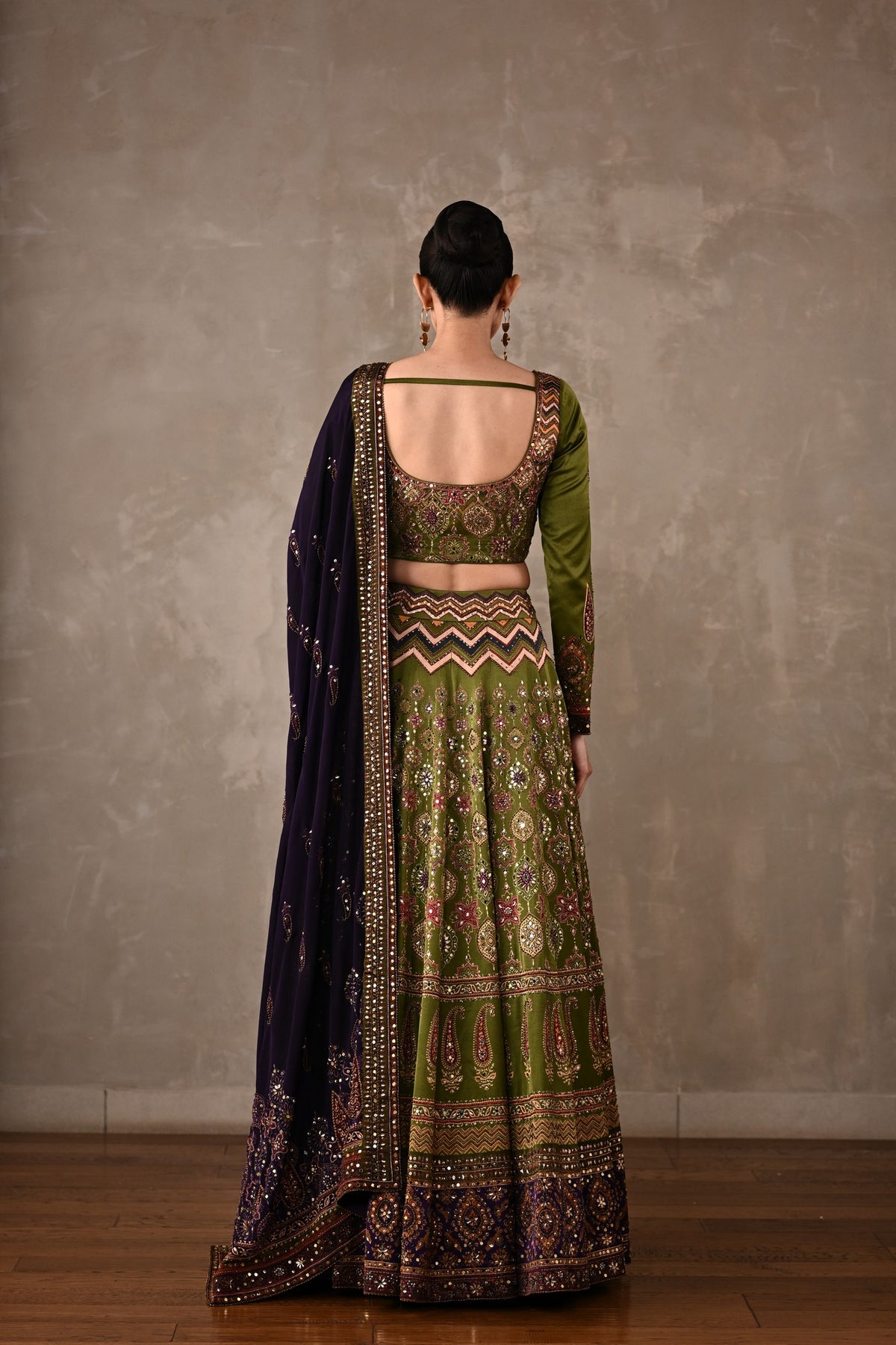 Royal Ajrakh Lehenga Set