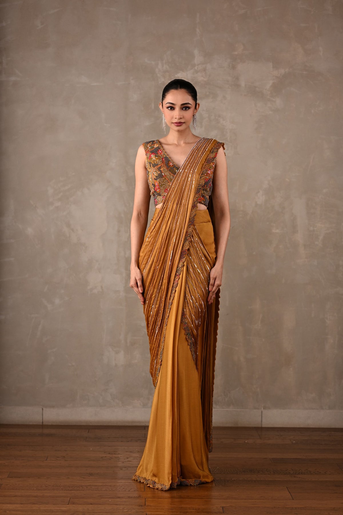 Aurora Drape Saree Set