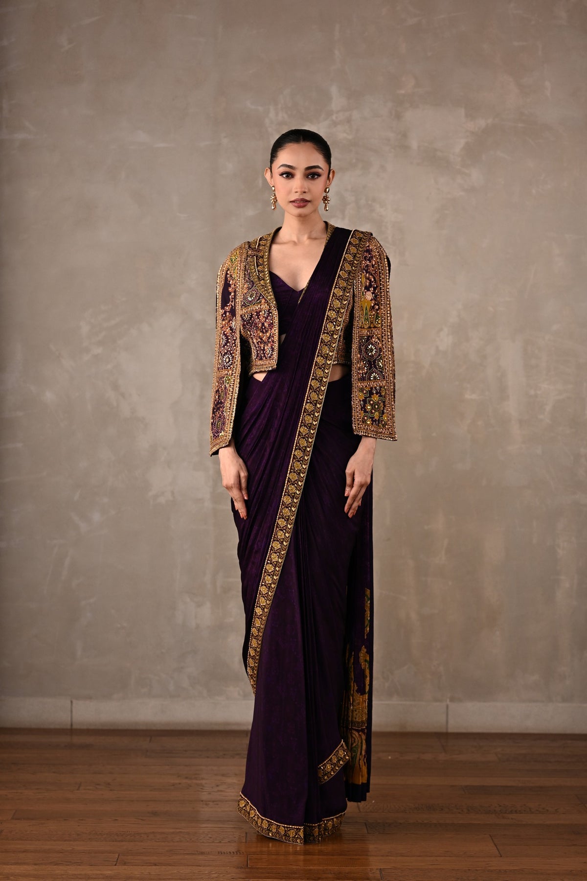 Maharani Heritage Drape Saree Set